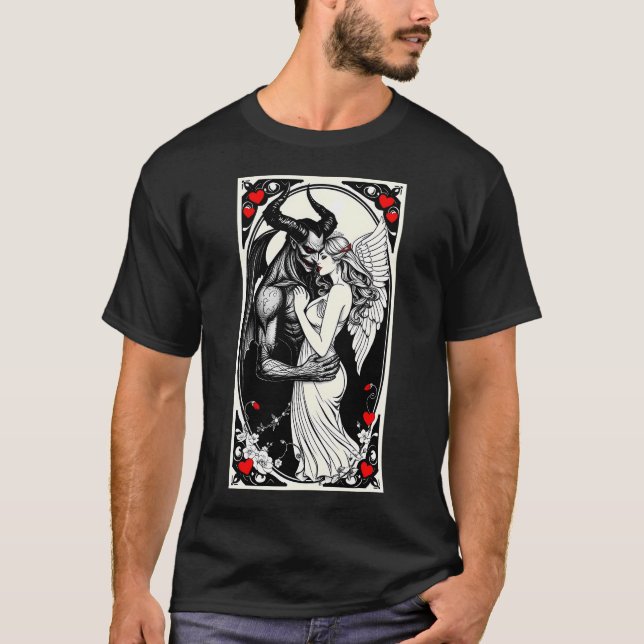 Motsatser attraherar 3 t shirt (Framsida)