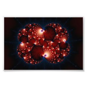 Motsatser tilldrar - Fractalkonst Fototryck
