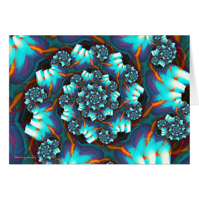 Motsatser tilldrar hälsningskort (Framsidan Horizontal)