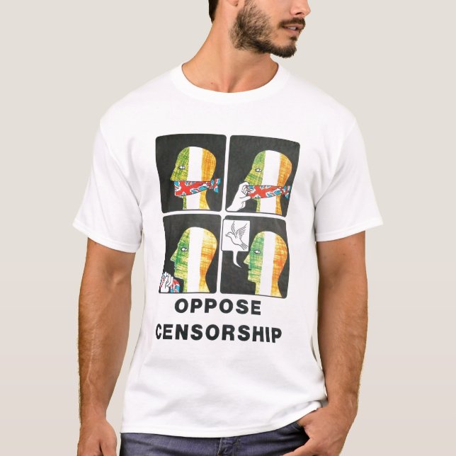 Motsätt censur! tee (Framsida)
