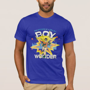 Motsatt till en flicka tee shirt