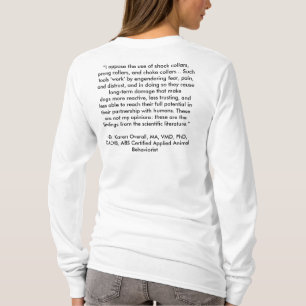 "Motsätter jag användan av chockar förser med T Shirt