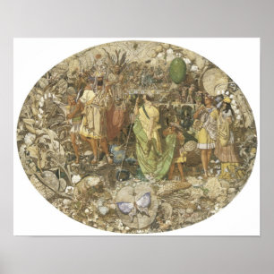 Motsättning: Oberon och Titania, 1854-58 Poster