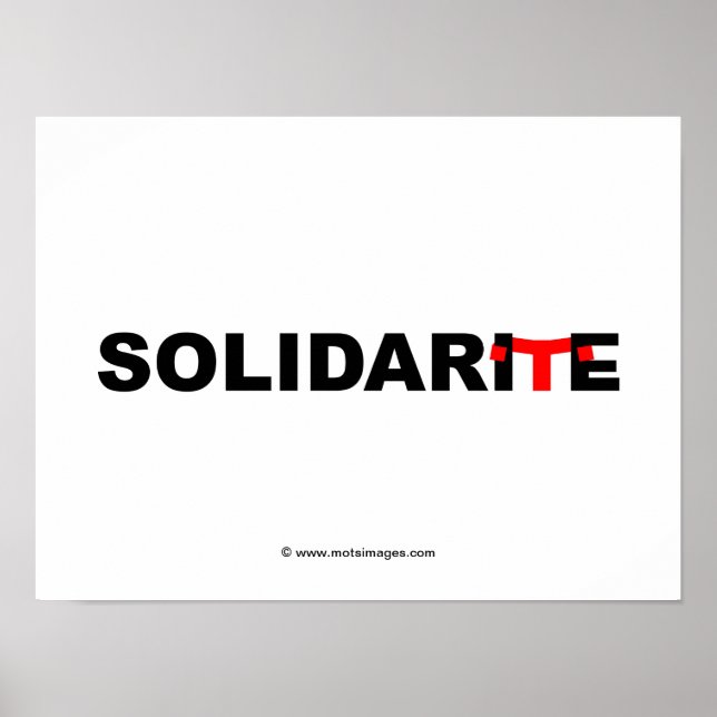 © motsimages : Solidarité Poster (Framsidan)