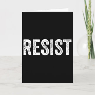 Motstå Anti-trump Protest Marsch Politisk Defiant Kort