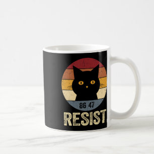 Motstå Anti Trump T-shirt Retro Motstå Anti Trump Kaffemugg