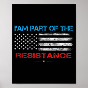 Motstå att jag är en del av motståndsantitrumpen f poster