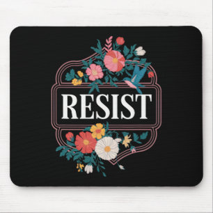 Motstå Blommig Protest Trump Anti Trump 4 Musmatta