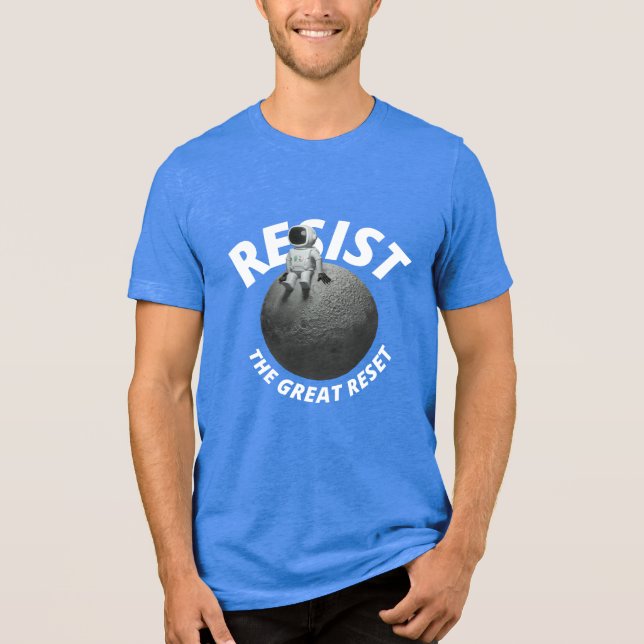 Motstå Den Stora Återställningen Frihet T-Shirt (Framsida)