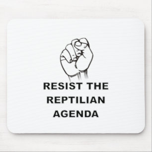 Motstå det reptila agendan musmatta