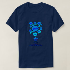 Motstå djävulen - Blått Logotyp - T Shirt
