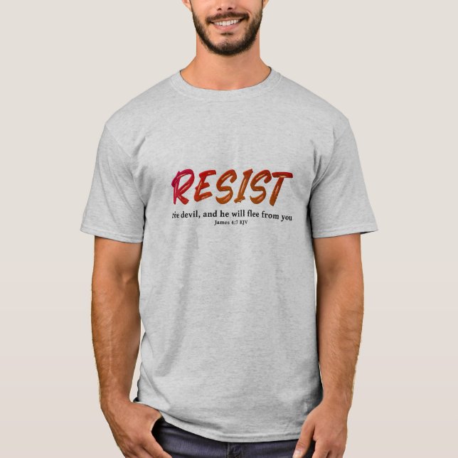 Motstå Djävulen T Shirt (Framsida)