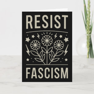 Motstå fascism protestera Trump Anti Trump 11 Kort