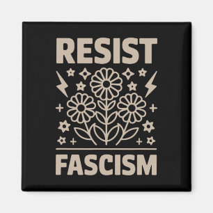 Motstå fascism protestera Trump Anti Trump 12 Magnet