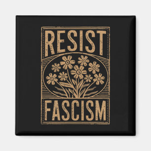 Motstå fascism protestera Trump Anti Trump 3 Magnet