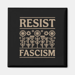 Motstå fascism protestera Trump Anti Trump 8 Magnet