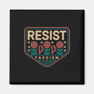 Motstå fascism protestera Trump Anti Trump 9 Magnet