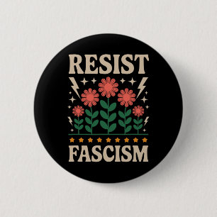 Motstå fascism protestera Trump anti Trump Knapp