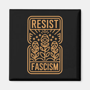 Motstå fascism protestera Trump Anti Trump Magnet