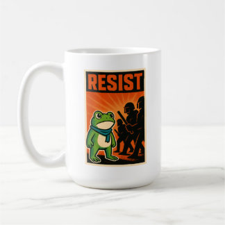 motstå groda, grodresistans, portland groda kaffemugg