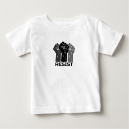 Motstå med näven - i svart 0003 t shirt