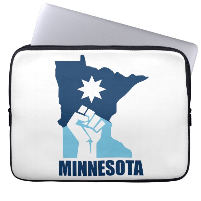 Motstå Minnesota Raisad Näve Laptop Fodral (Framsidan)