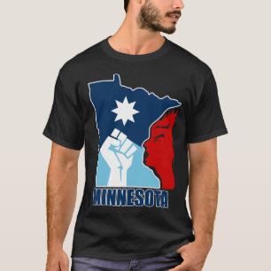 Motstå Minnesota Raisad Näve T Shirt