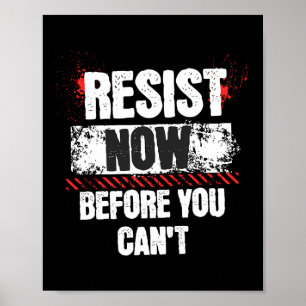 Motstå Nu Innan Du Inte Kan Stå Ute Impeach En Poster