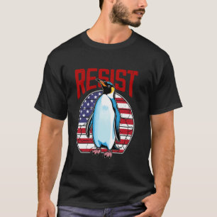 MOTSTÅ PINGVIN Tröja Resist Penguin Aktivism Rolig