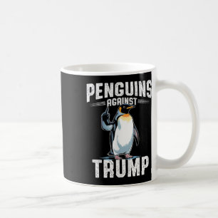 Motstå pingviner mot Trump - Gör pingvinsskatt F Kaffemugg