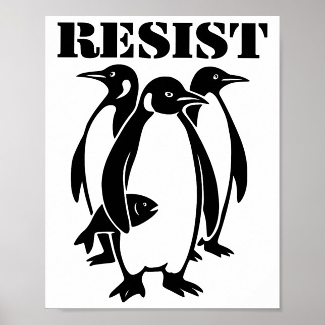 Motstå Pingviner - Trump Tariff  Poster (Framsidan)