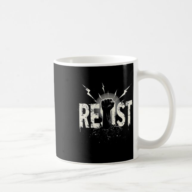 Motstå politisk protest  kaffemugg (Höger)