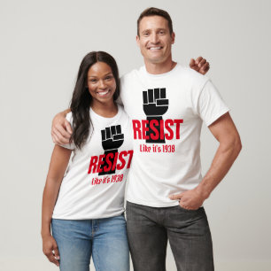 Motstå president Trump som det är 1938 - Anti Trum T Shirt