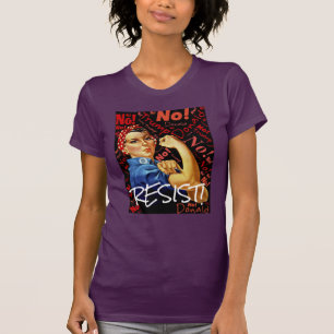 "Motstå" presidenttrumf med Rosie T Shirt