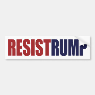 Motstå Rump - Anti President Trump Bildekal