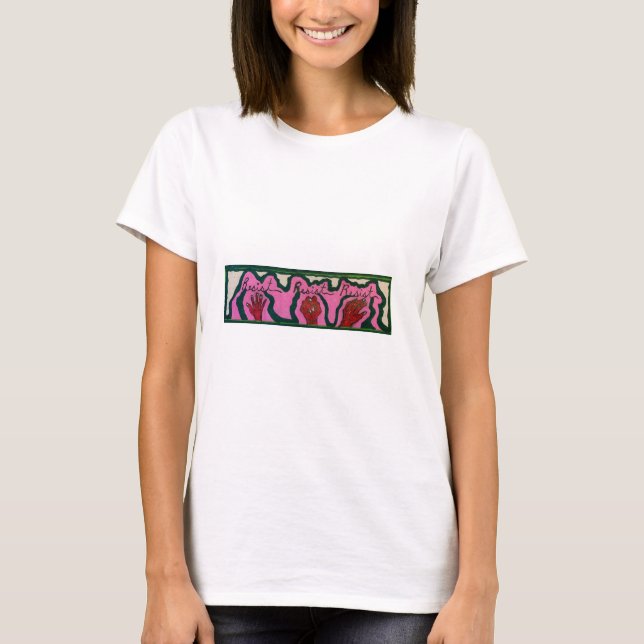 Motstå sinnessjukdomT-tröja som du kan visa av! T Shirt (Framsida)