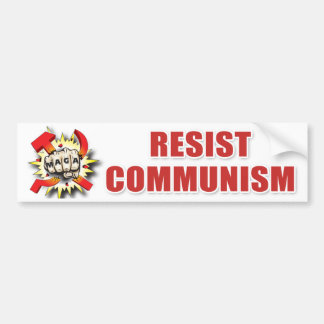 MOTSTÅ slagen KOMMUNISM bultar och skäran Pro USA Bildekal