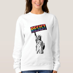 Motstå Staty of Liberty Feministisk Present T Shirt