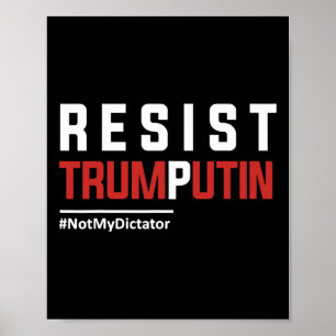 Motstå Trump Putin Poster