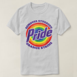 Motstå Trump Ta bort envisa orange fläckar Pride M T Shirt