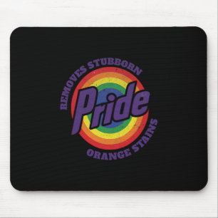 Motstå Trump Ta bort envisa orangea fläckar Pride Musmatta