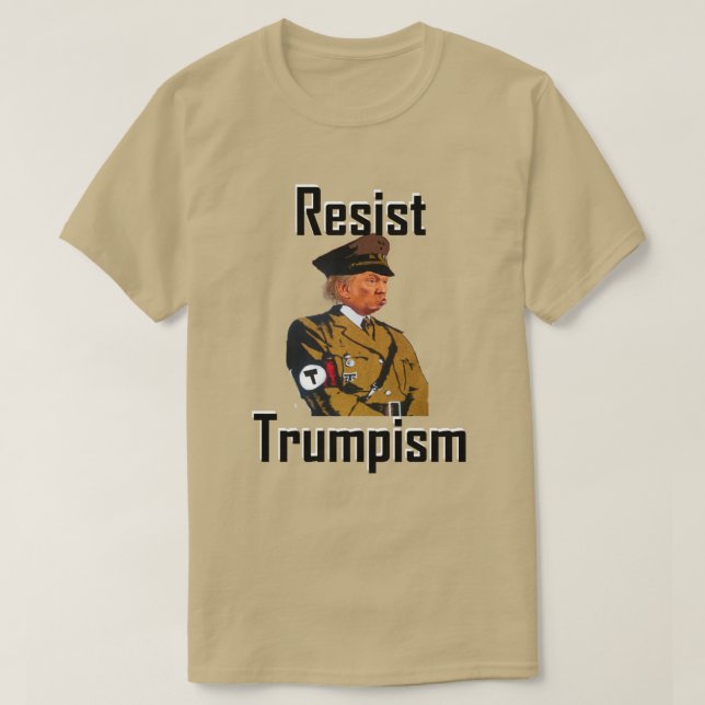 motstå trumpismen tröja (Design framsida)