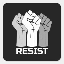 Motstå Upphöjda Knutna Nävar Protestdesign
