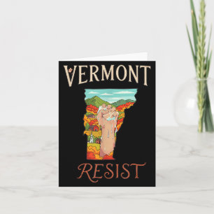 Motstå Vermont politisk protest Kort