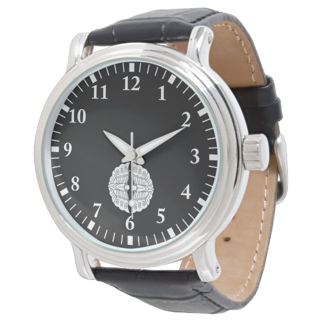Motstående fjärilar armbandsur (Vinklad)