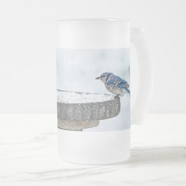 Motstående sidor: Painterly Frosted Mugg (Framsida höger)