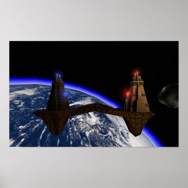 Motstående världar poster (Framsidan)