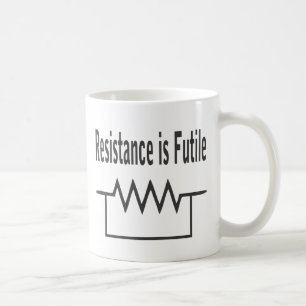 Motstånd är fruktlöst kaffemugg