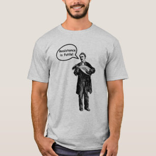 Motstånd är fruktlöst! (Mandolin) T-shirt