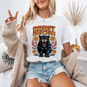 MOTSTÅND Fascism Panther Anti-Trump Antifascistisk T Shirt